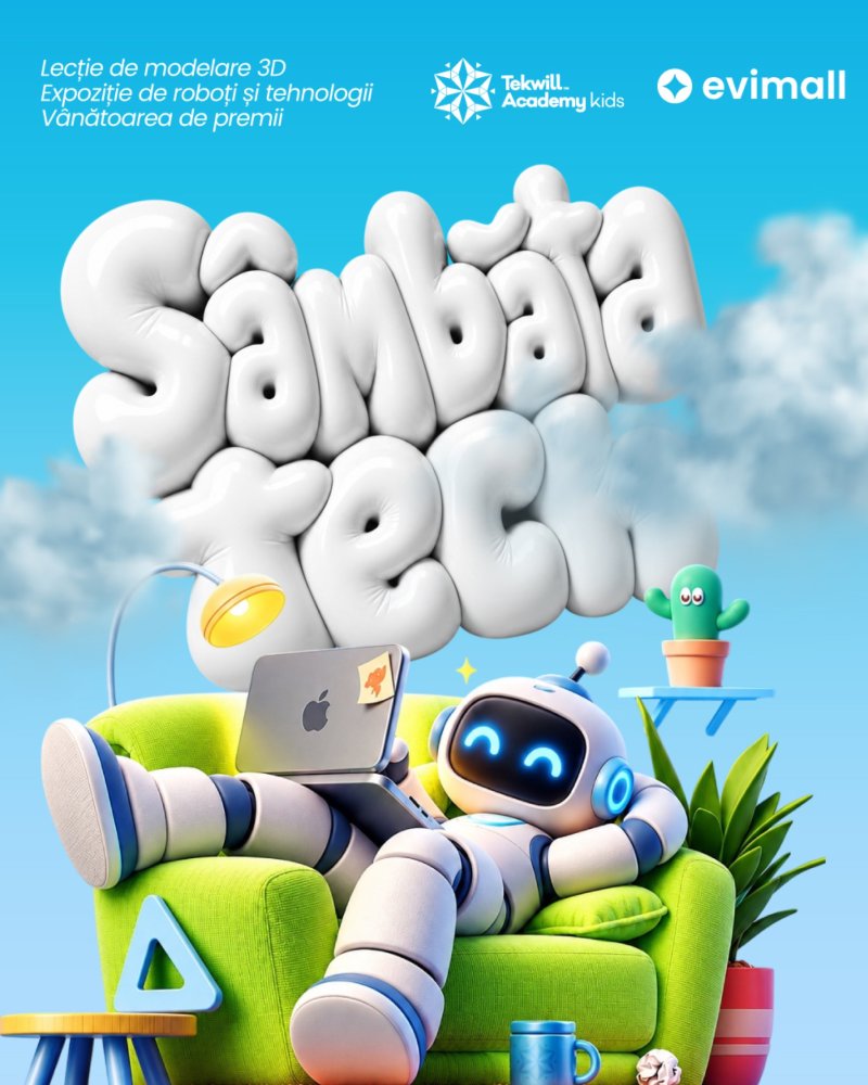 🤖 Tech Saturday at EVIMALL: a day dedicated to technology and creativity!