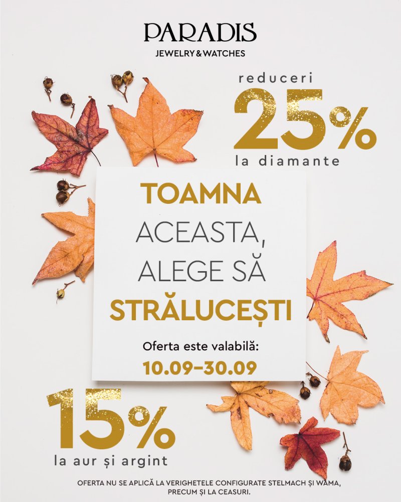 Toamna aceasta, alege să strălucești!